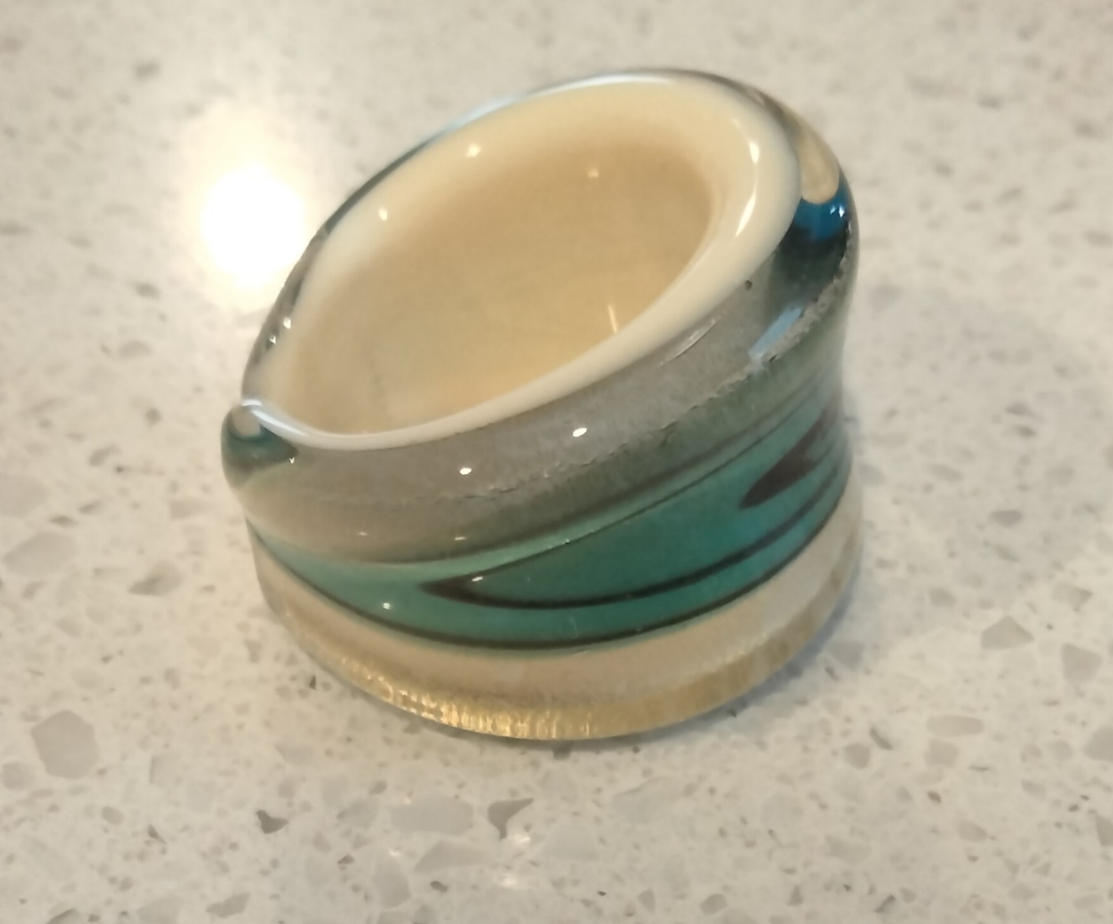 Artisan Uniquely Beautiful Glass Ring
