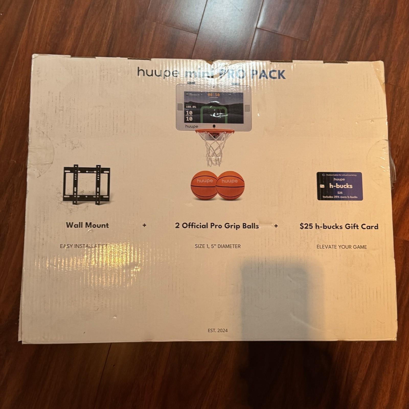 Huupe Mini Pro Pack Smart Hoop White Basketball Training System Missing 1 Ball