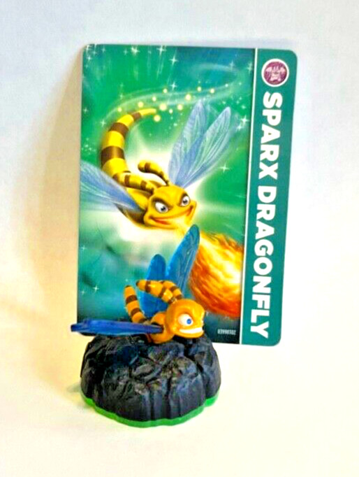 Skylanders Spyro's Adventures Sparks Sparx Dragonfly Pre-Owned w/ card