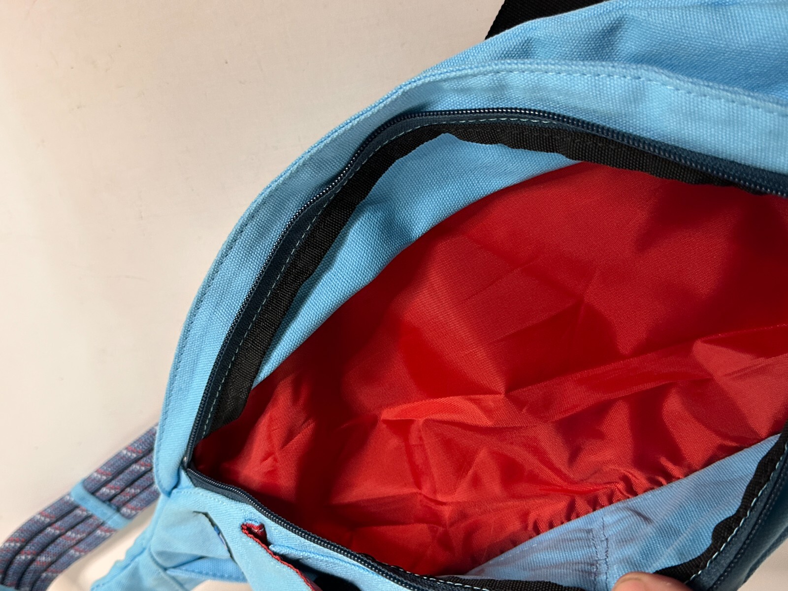 Kavu Solid Blue Rope Sling Bag