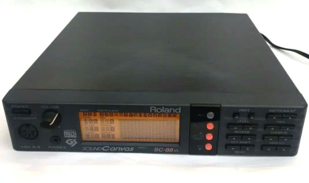Roland SC-88VL 88VL Sound Canvas GS MIDI Synthesizer Sound Module Used