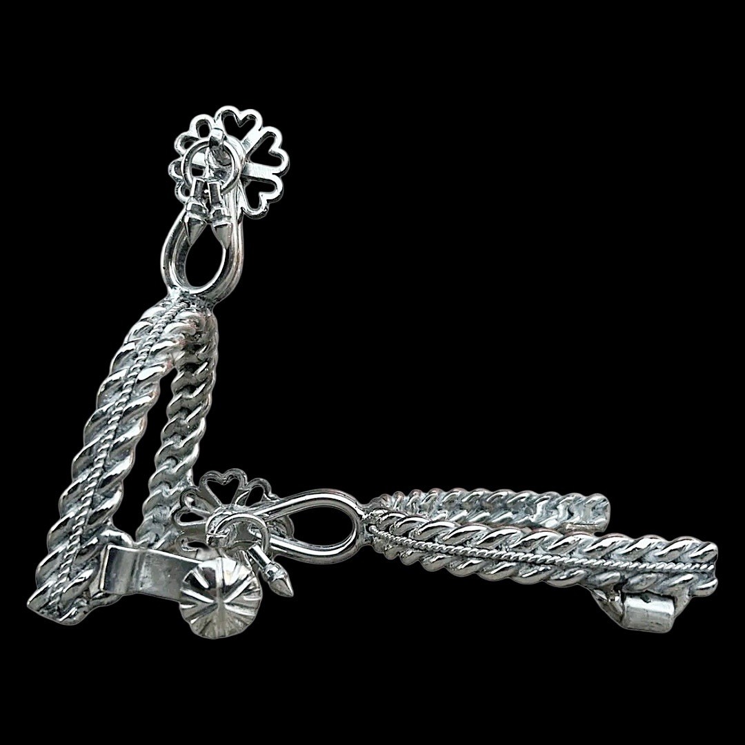 Mexican CHARRO SPURS ESPUELAS Charras Style Charreria HORSE Boot Gear Mexico