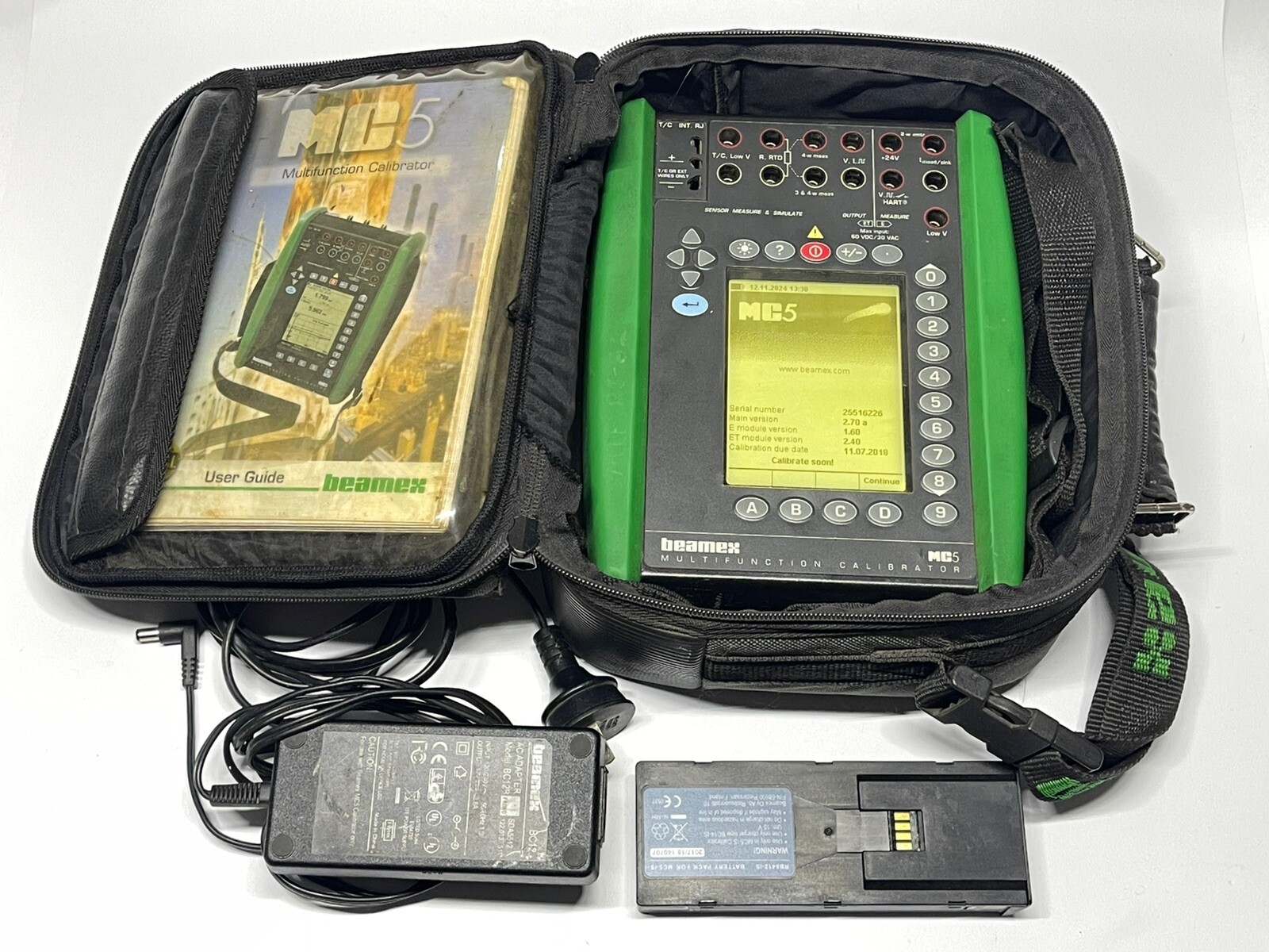 Beamex MC5 Multifunction Calibrator RJ ET E INT20C -1 to 20 Bar Internal Module