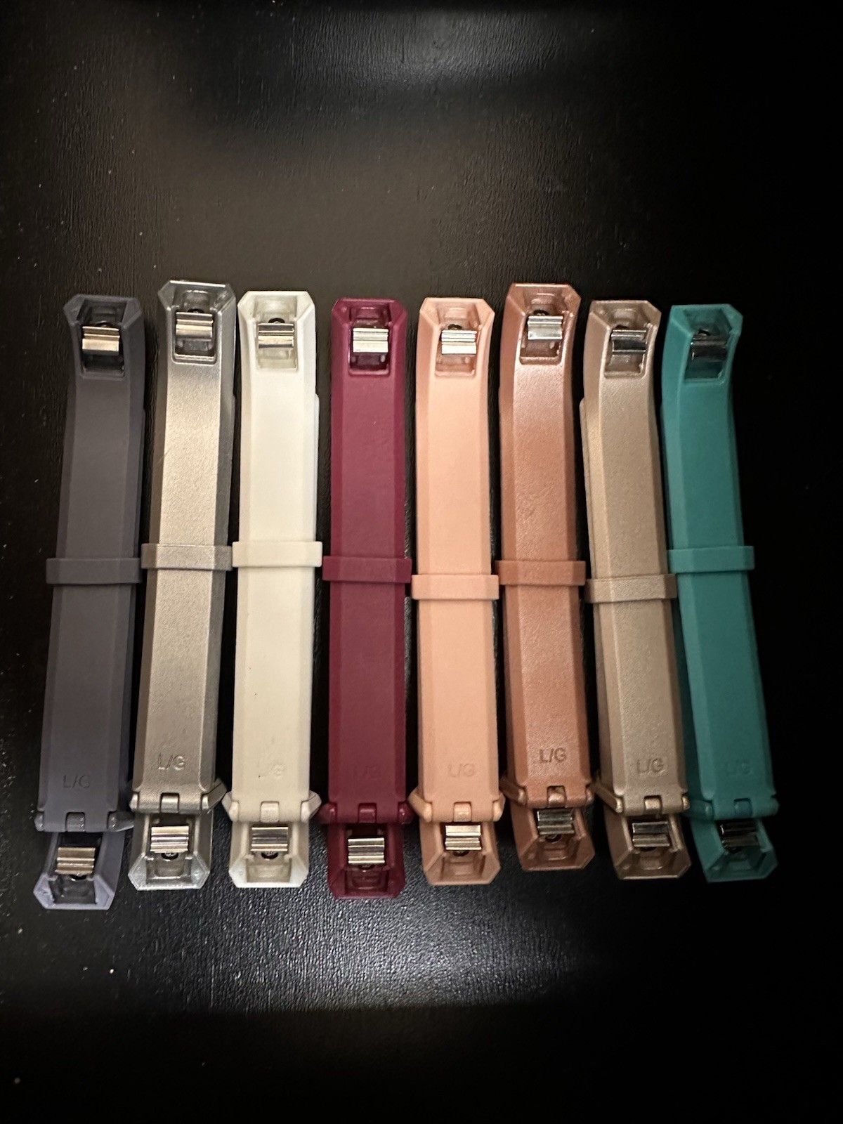 Fitbit Adjustable Silicone Replacement Bands, Multicolor, Large, Fitbit Alta HR