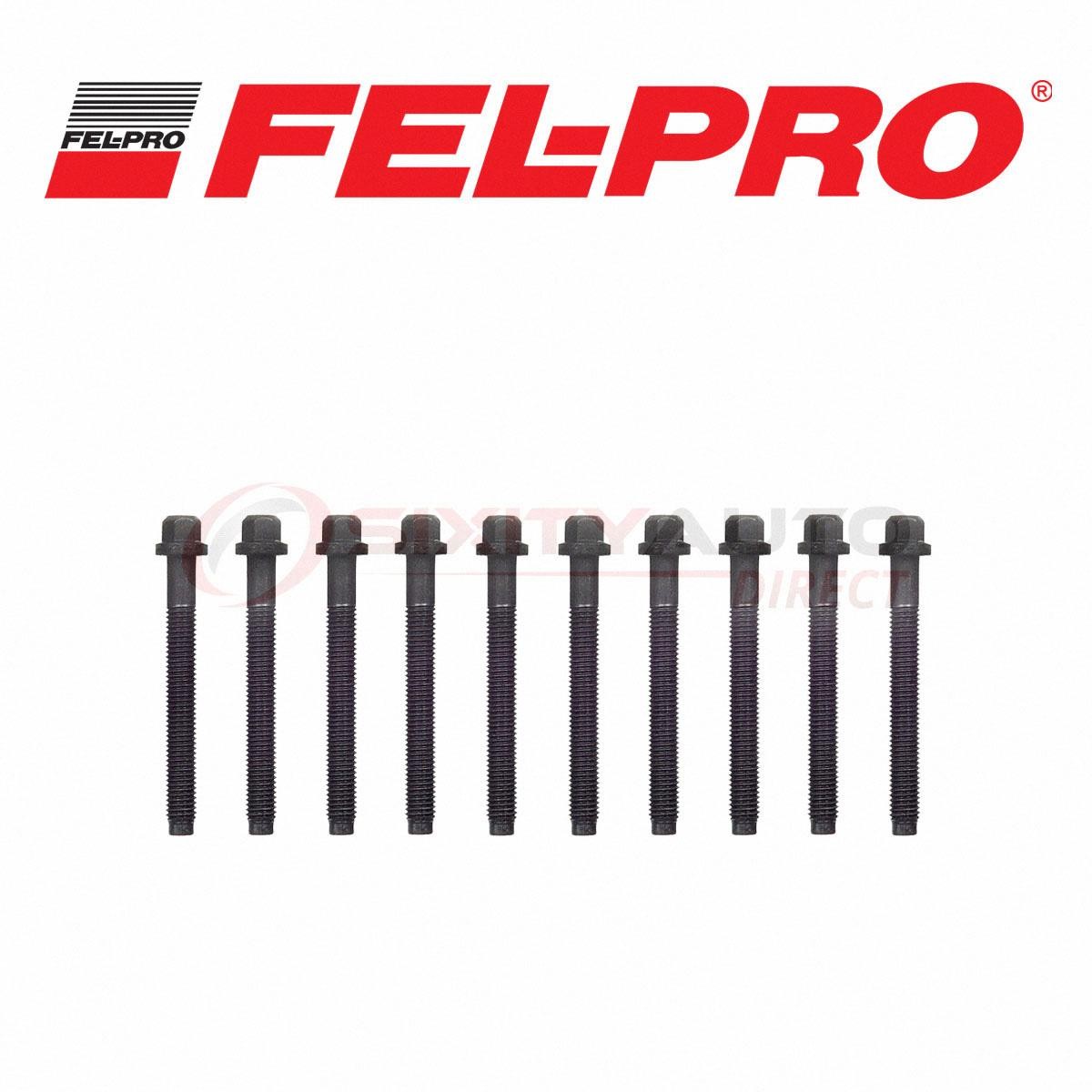Fel-Pro Cylinder Head Bolt Set for 1975-1986 Mercury Capri 2.3L L4 - Engine tb