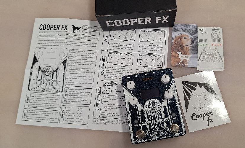 Cooper FX Arcades Multi-Effect Console Mint condition. NO CARDS or power supply