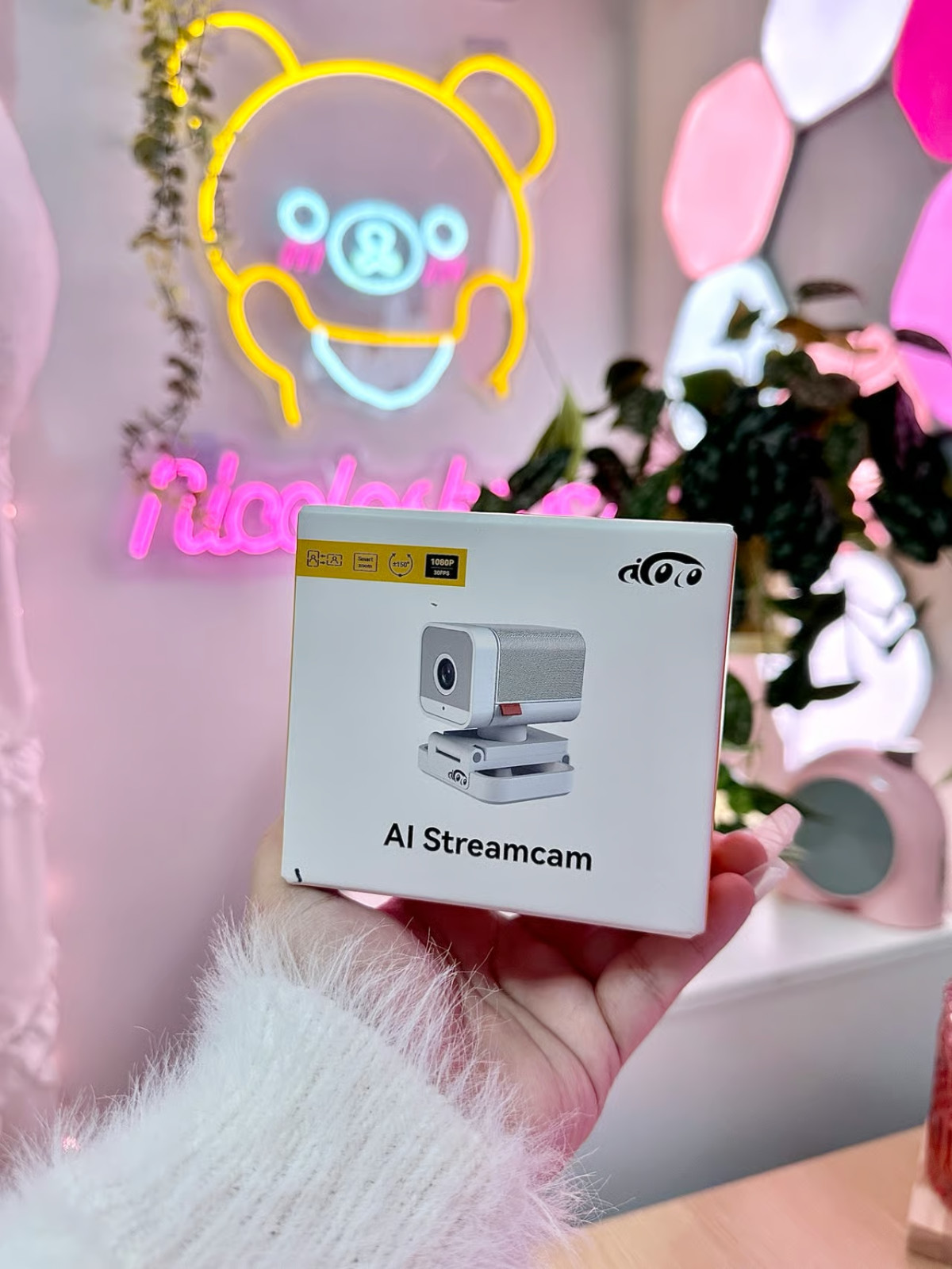 Aicoco Ai Stream Cam AC400 Webcam Active Tracking Camera Streamer Streaming USB