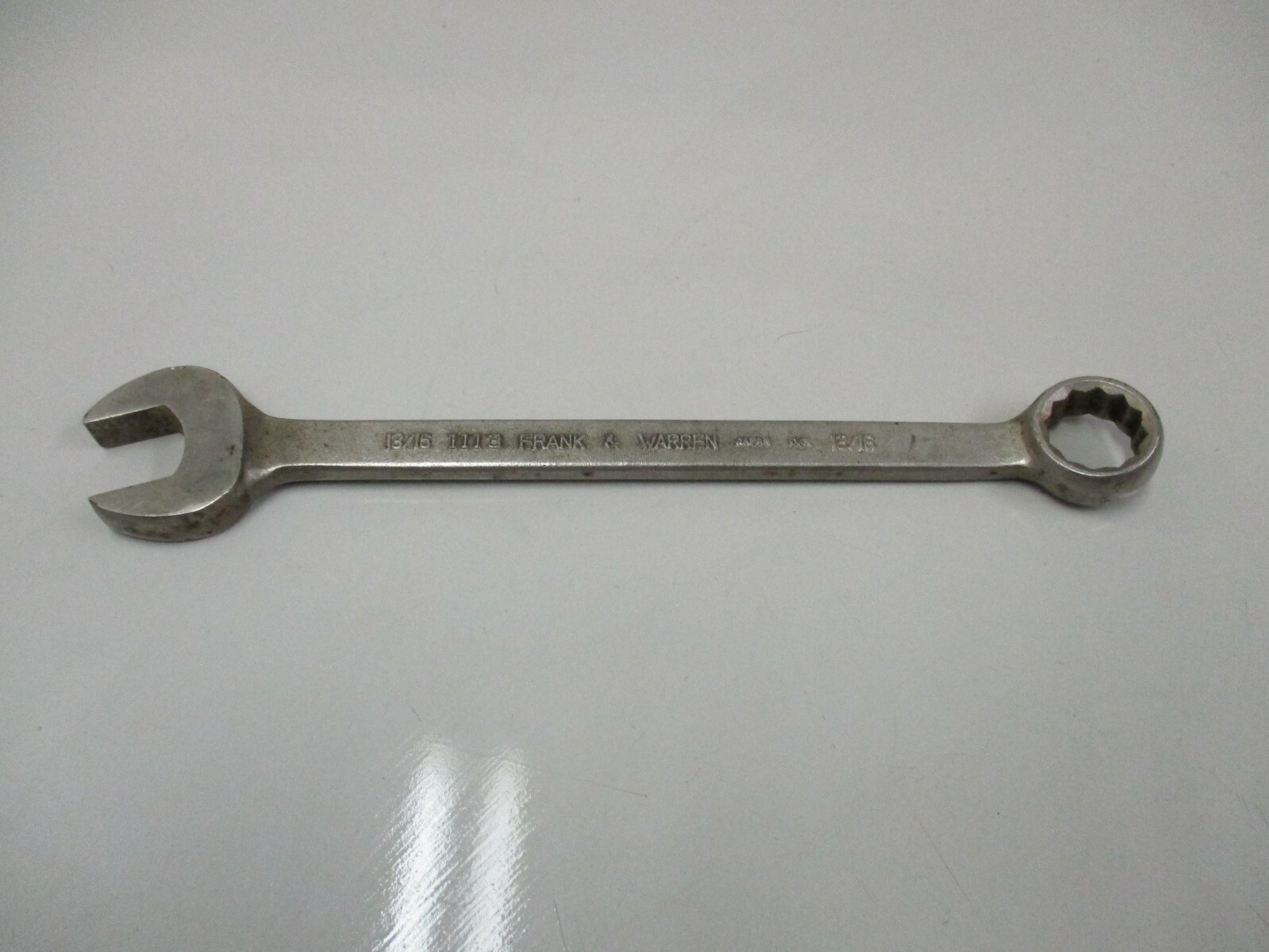 Frank & Warren 1113 12 Point 13/16 Combination Wrench