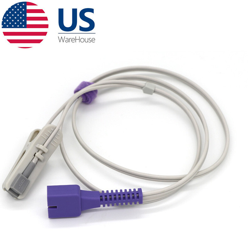 2X Veterinary SpO2 Ear Lingual Sensor/Probe Oximax Fit For N-10,N-180 Animal DB9
