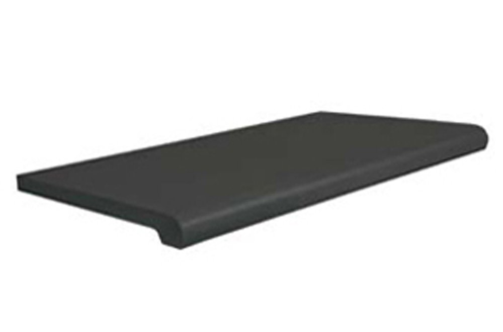 13''x 48"Injection Molded Bullnose Shelves-Black set of 4