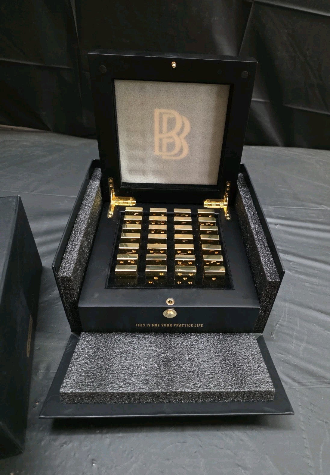 Ben Baller x NTWRK Exclusive Gold Domino Set - Brand New In Box