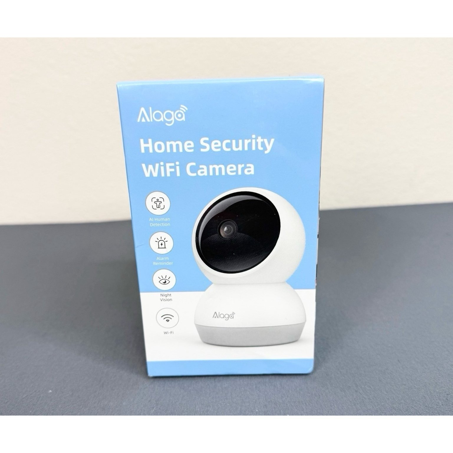 Alaga 2K Indoor Wi‑Fi IP Camera Pan‑Tilt Night Vision AI Tracking Two‑Way Audio