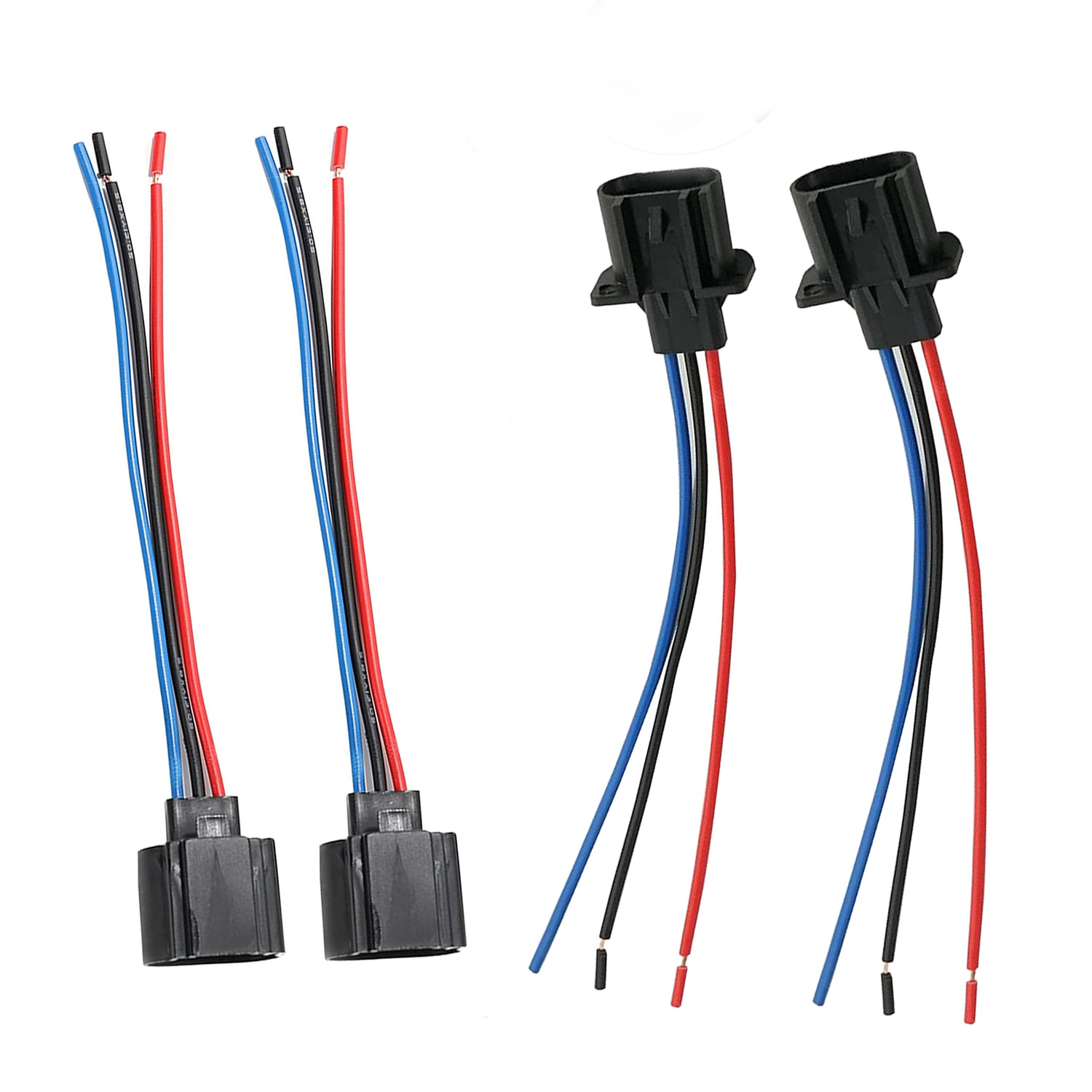 For 2006-2019 Mitsubishi Eclipse H13 9008 Headlight Bulb Wire Harness Connector