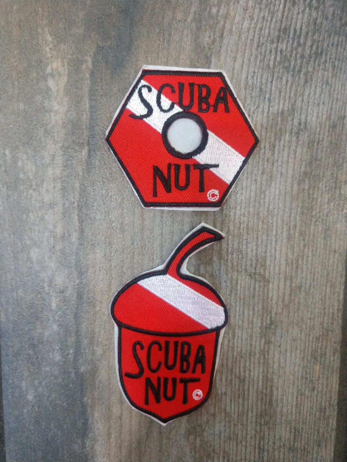 Scuba Diving Patches, Scuba Nut Dive Patch, Fun Gift