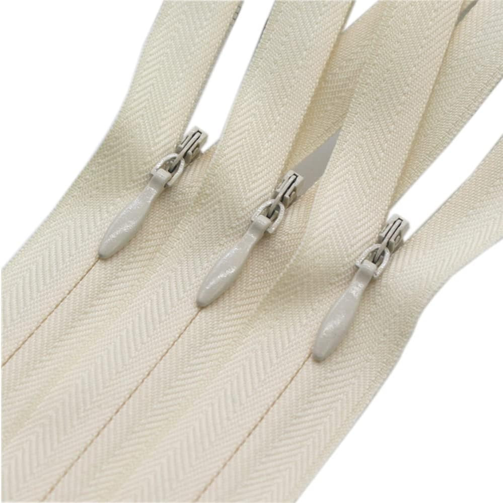 10Pcs 16 Inches Invisible Zippers Conceal Zippers for Sewing, Dress, Garments, C