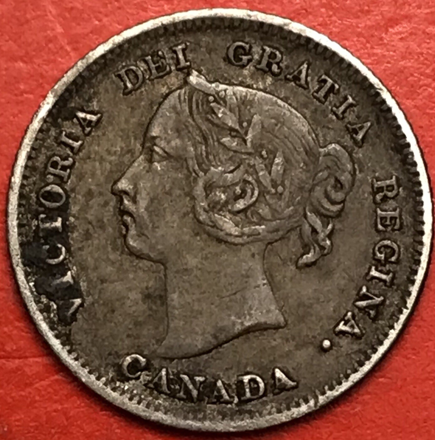 1882H Canada 5 Cents - VF/EF -  Lot#3359