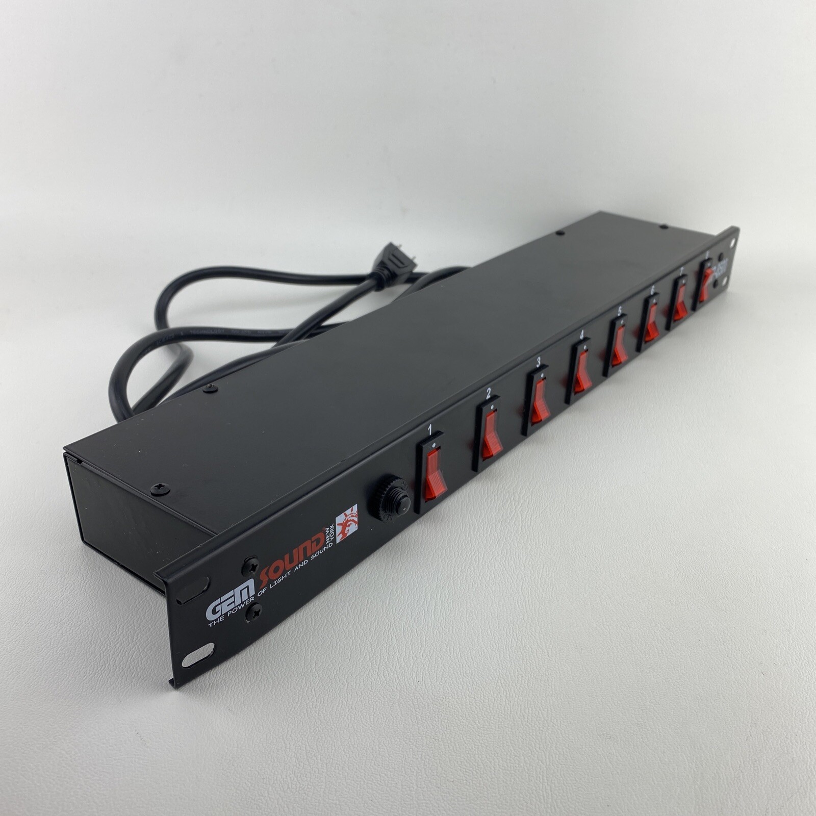 GemSound SP8500 Rackmounted AC Switch Panel 8 Power Outlets READ DESCRIPTION