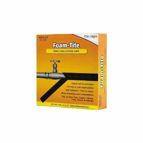 Nu-Calgon 4219-12 Foam-Tite Insulation Tape 1/8"T x 2"W x 30'L