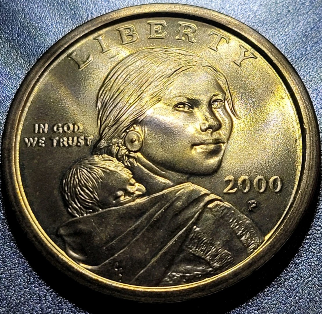 2000 Sacagawea Dollar P Mint Rare Error Coin.