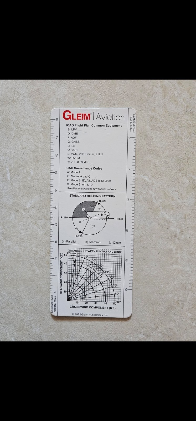 Gleim Flight Computer Gleim Navigational Plotter 2022