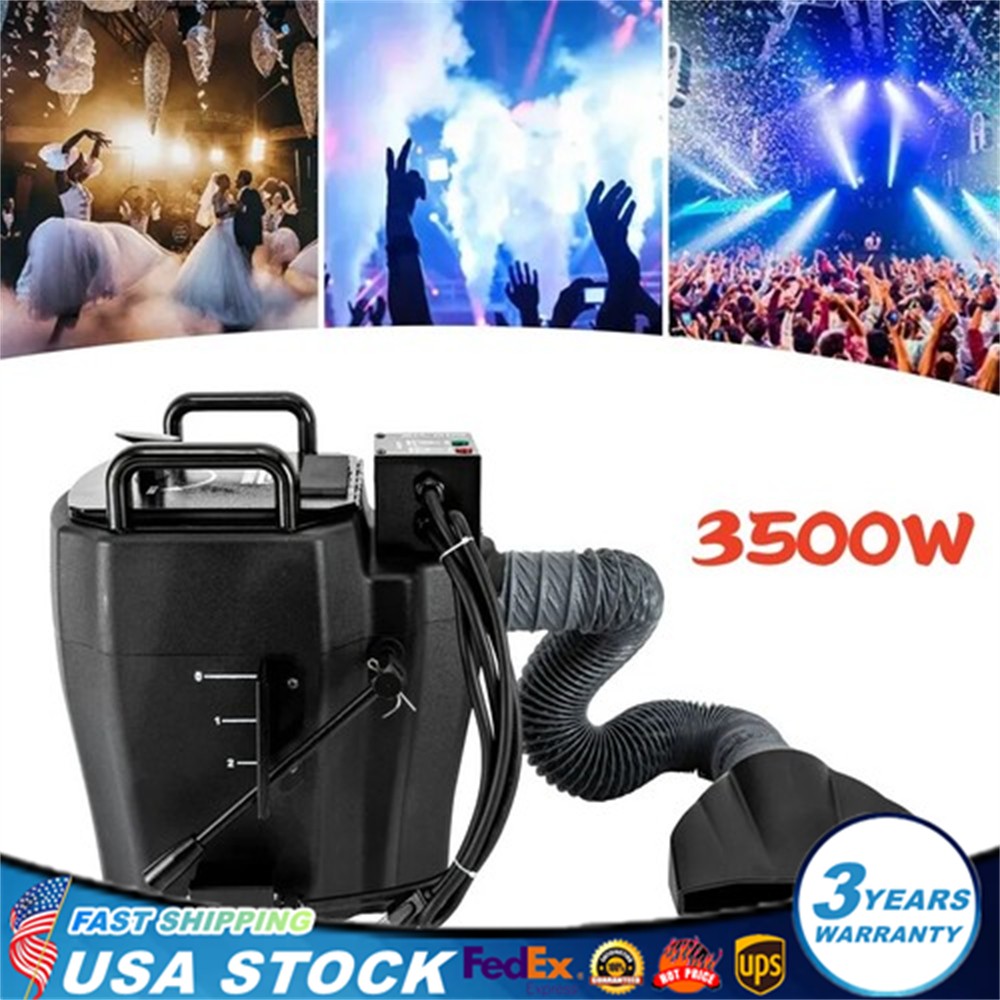 3500W Dry Ice Fog Machine Low Lying Smoke Machine Stage Effect For Wedding Party