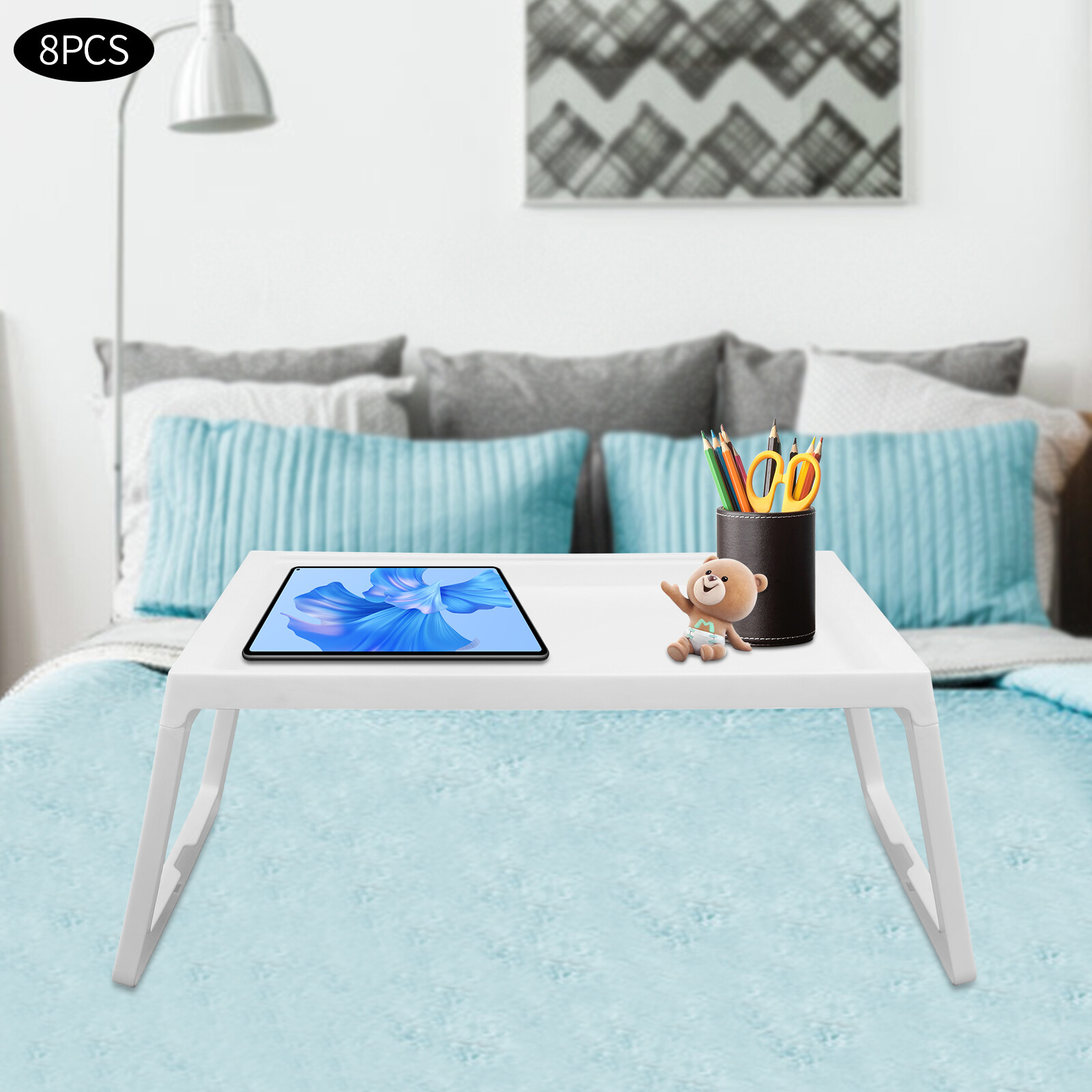 Adj table Laptop Table Stand Lap Tray Sofa Bed Notebook Computer Foldable Desk