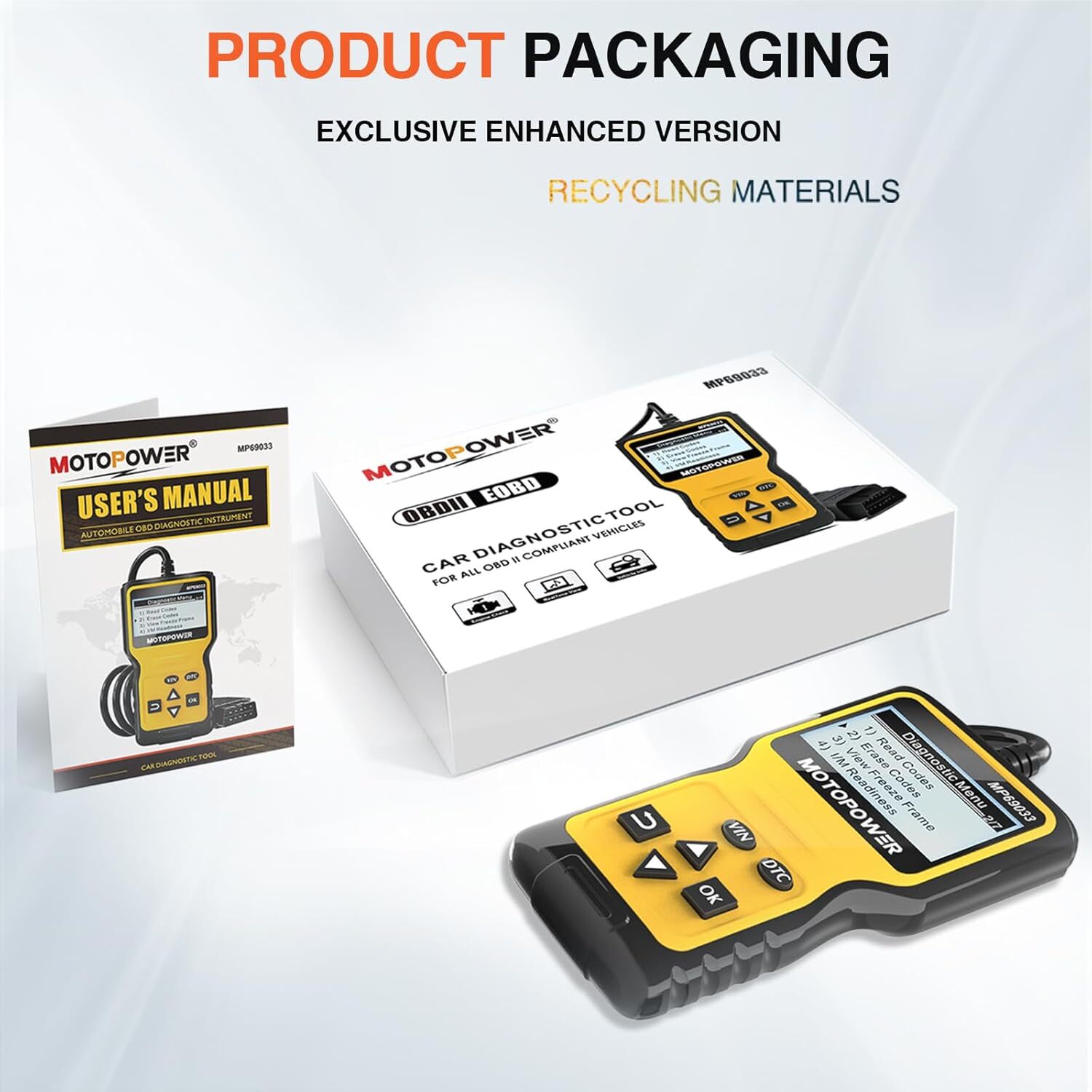 Car OBD2 Scanner Code Reader Engine Fault Scanner Diagnostic Scan Tool All OBD2