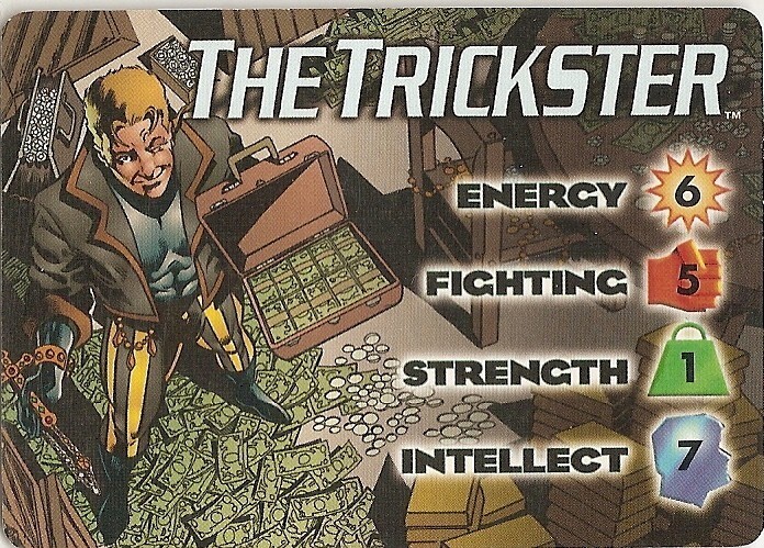 Marvel OVERPOWER Trickster character / hero - Rare - JLA
