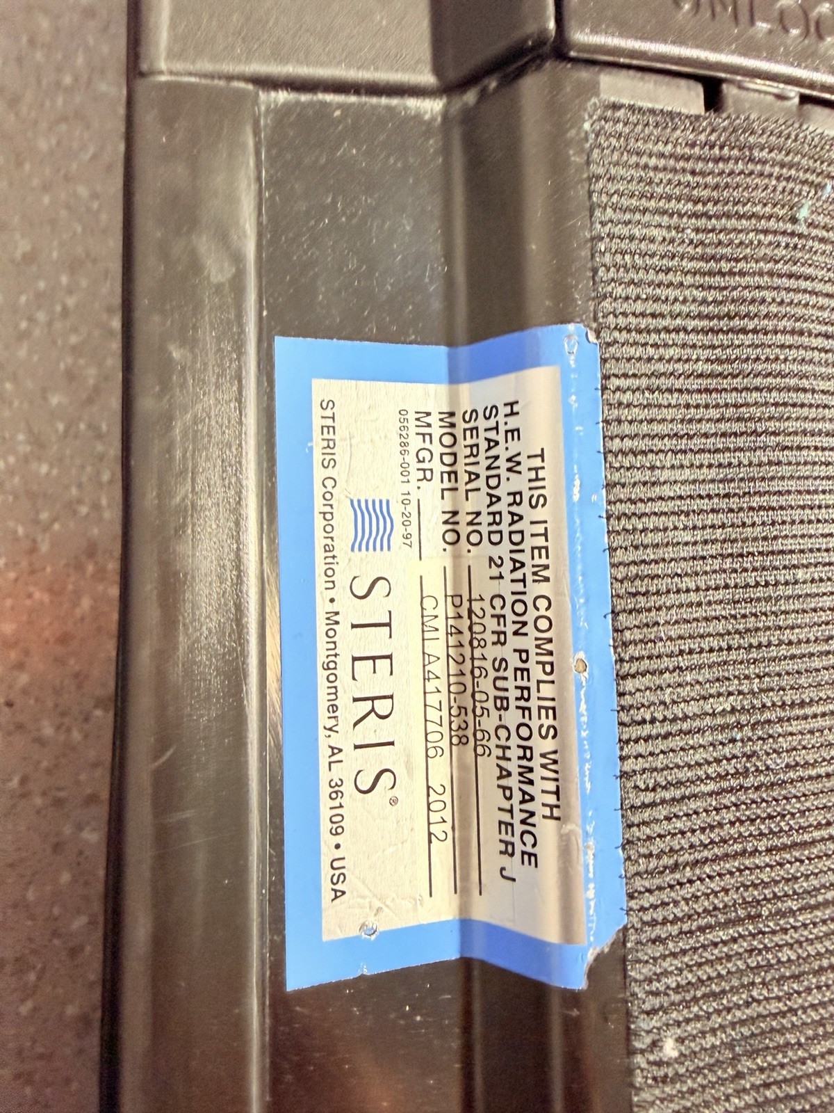 Steris Amsco Surgical Table Anesthesia Armboard Set P141210-538
