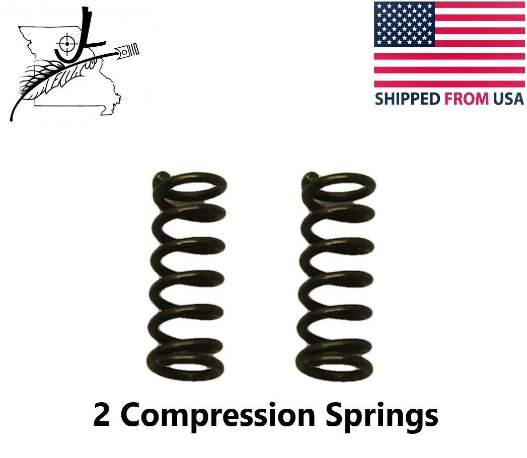 2x Small Compression Steel Spring 0.156" OD 0.122" ID 0.410" L Music Wire 0.022"