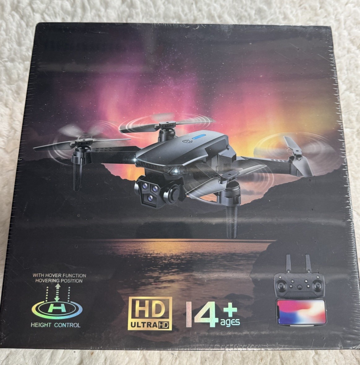 DMES S70 Foldable Camera Quadcopter Toy Grade Black Headless Mode RTR