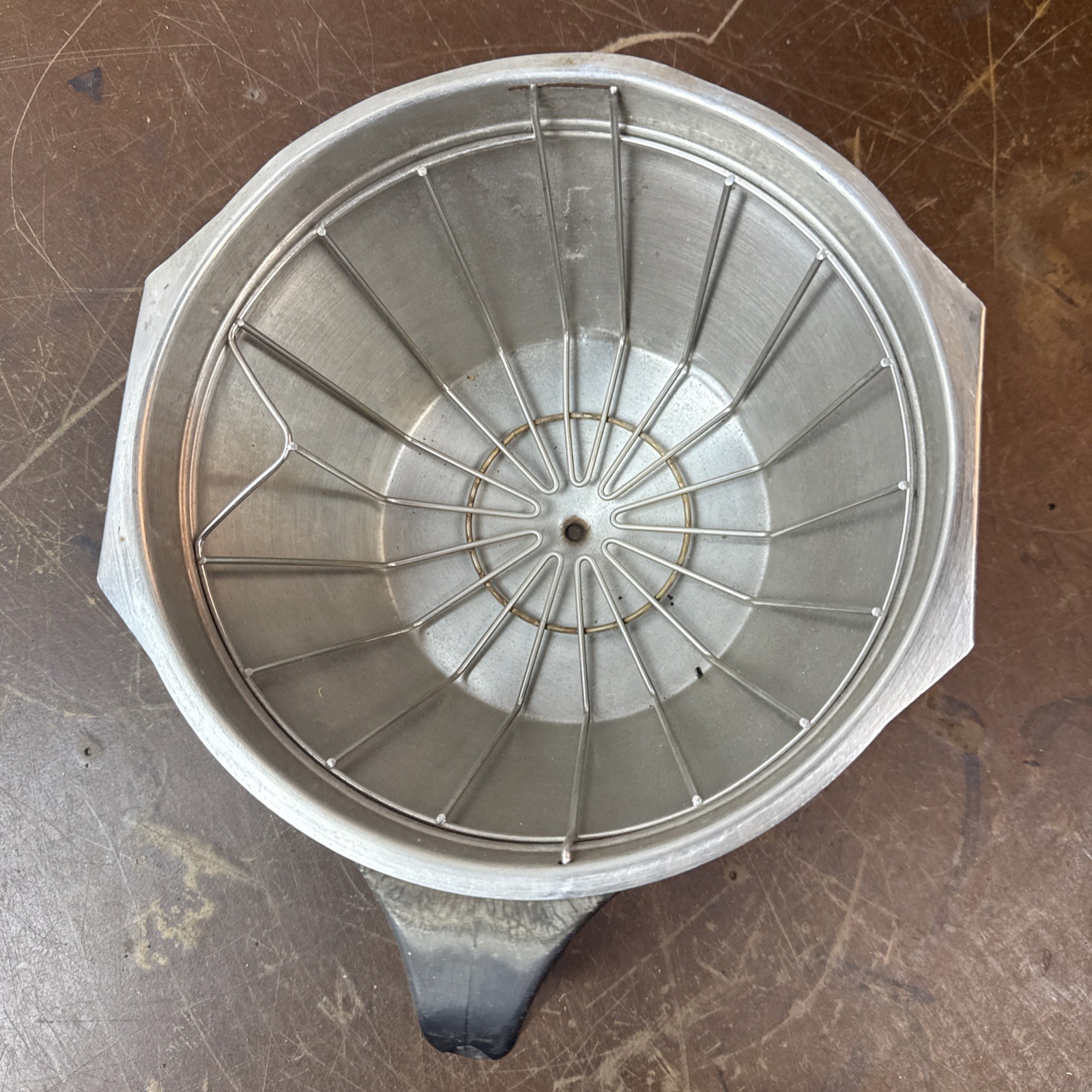 Bunn Stainless Steel Coffee Filter Funnel Brew Basket 8" diameter Commercial RB