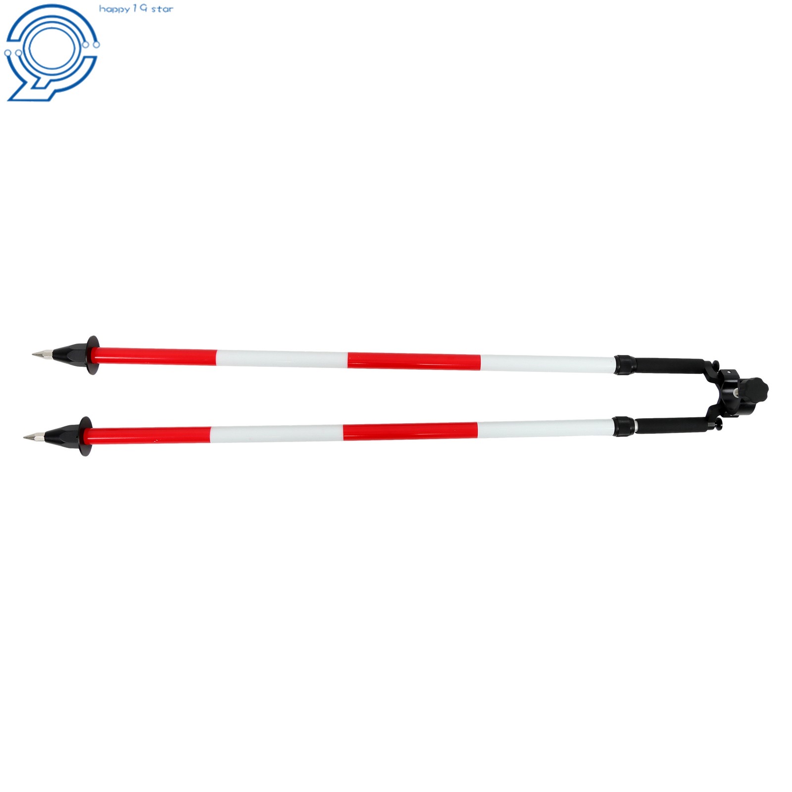 Aluminum Survey Bipod w/Thumb Release & Center Head, for GPS/Prism Poles