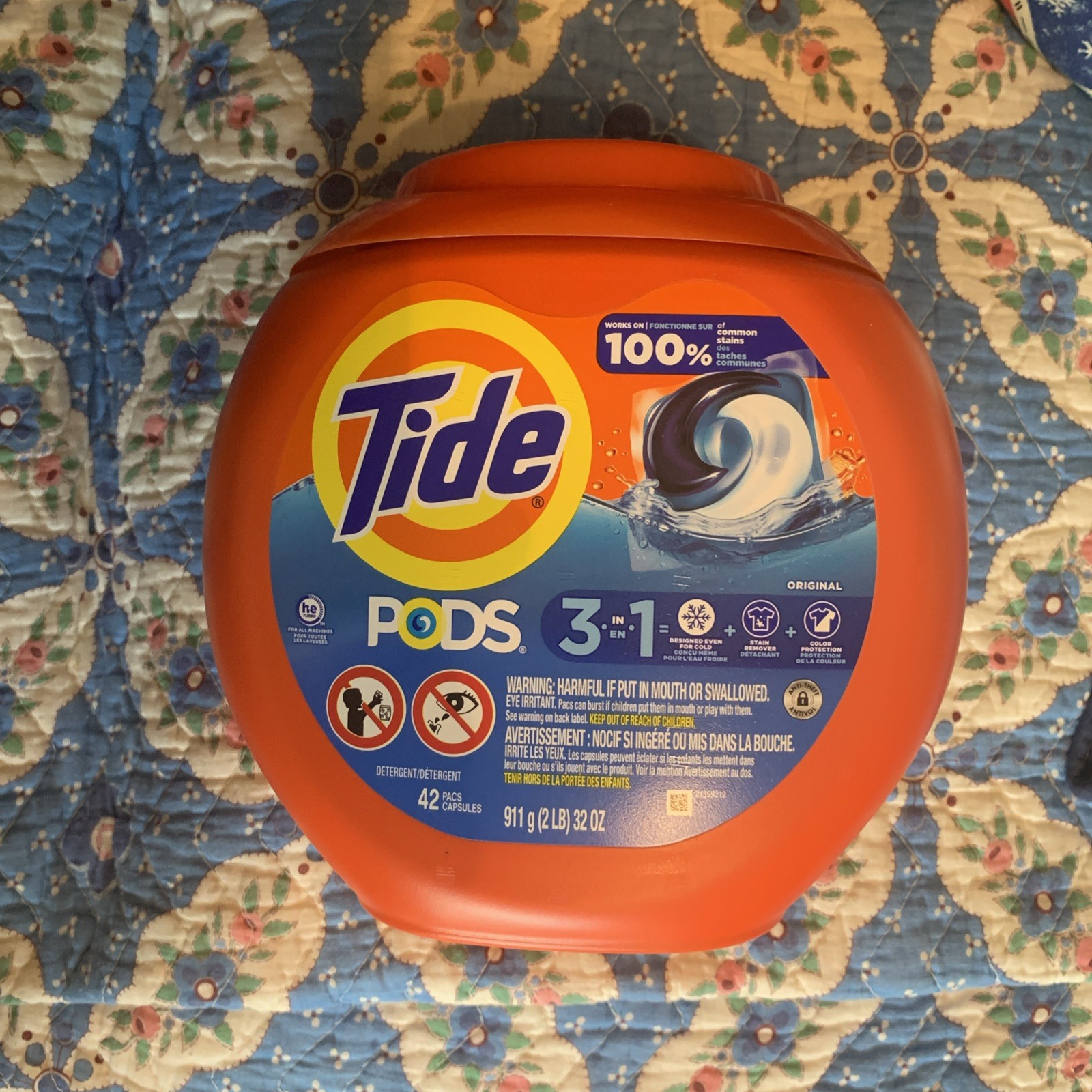 EMPTY Tide Pod Container  Craft Holder Decor  Halloween Pumpkin  Snowman 32oz.