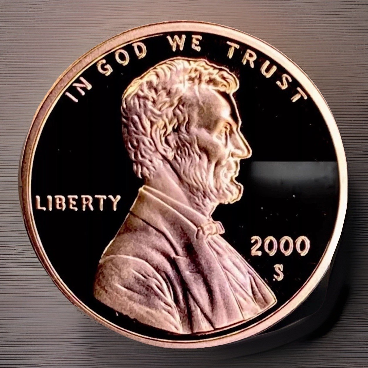 2000-S Red Deep Cameo Proof "Lincoln Memorial Cent" Penny  FAST SHIPPING