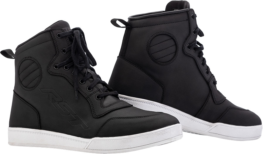 Rst Hitop Moto Ce Wp Ladies Shoe Black 7 Footwear
