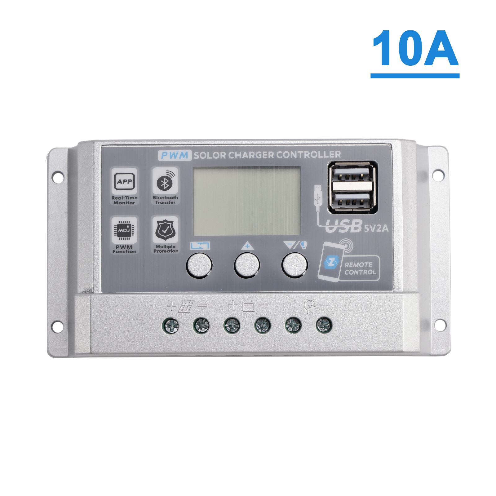 60A PWM Solar Controller Mobile APP Intelligent Control 12V 24V Solar Controller