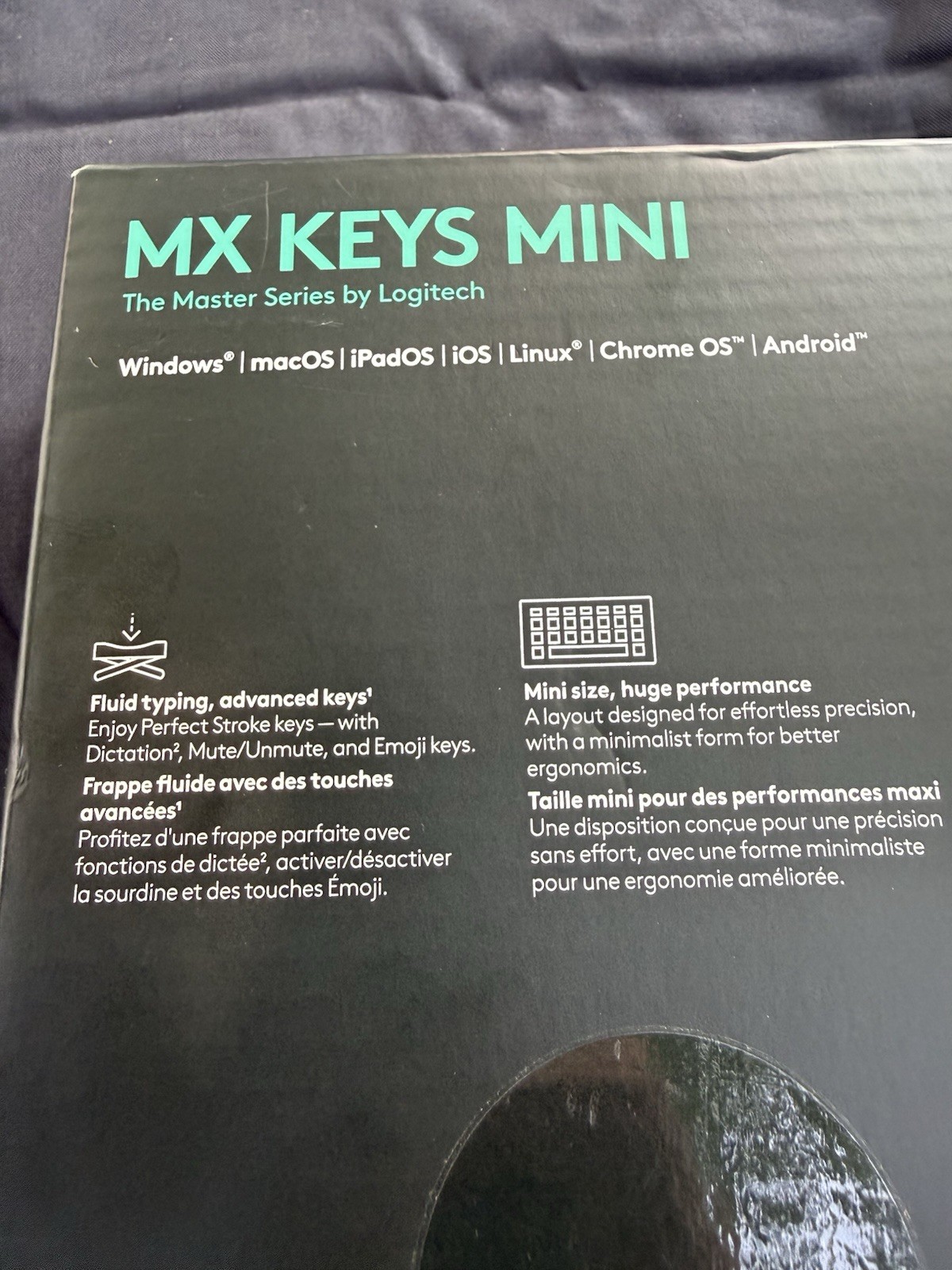 Logitech MX Keys Mini Wireless Keyboard (Black), English - US