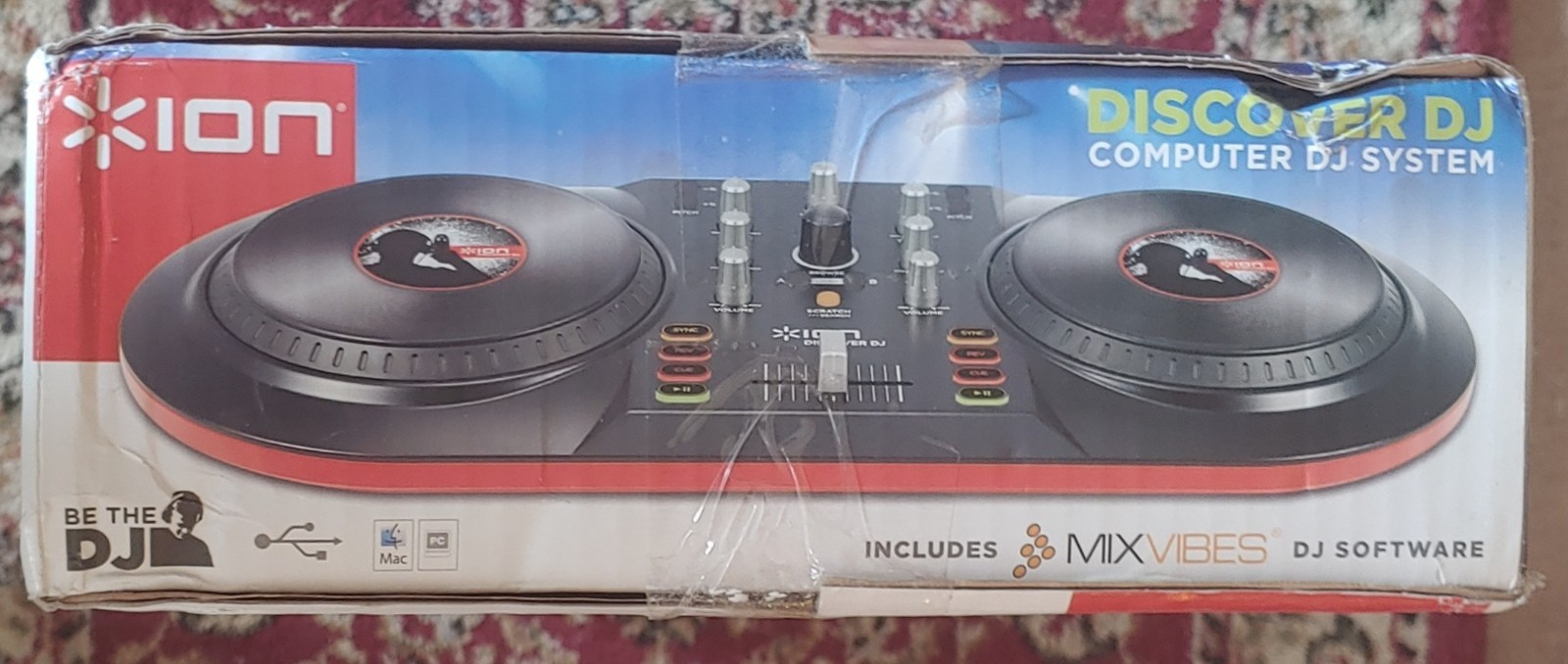 NEW IN BOX (NRFB): ION - Discover DJ - Computer Double Deck DJ System (READ)