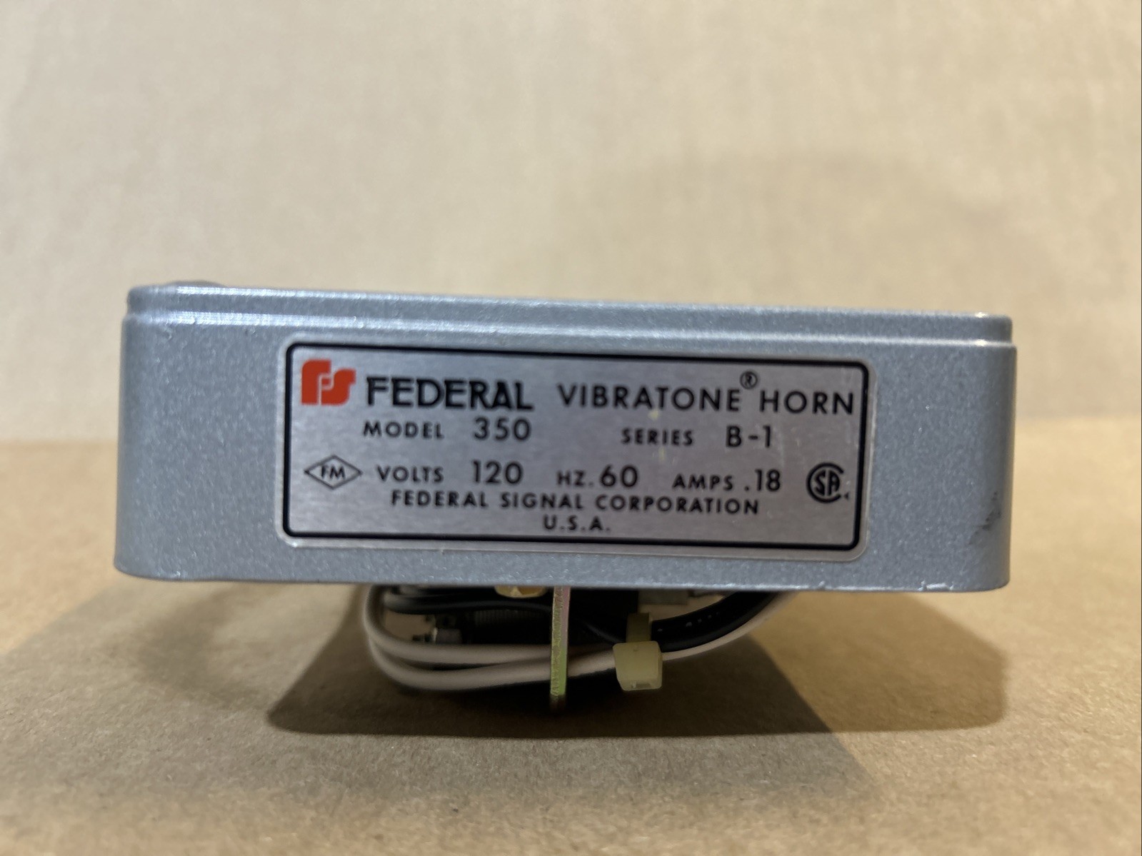Federal Signal Vibratone Horn 350 B1