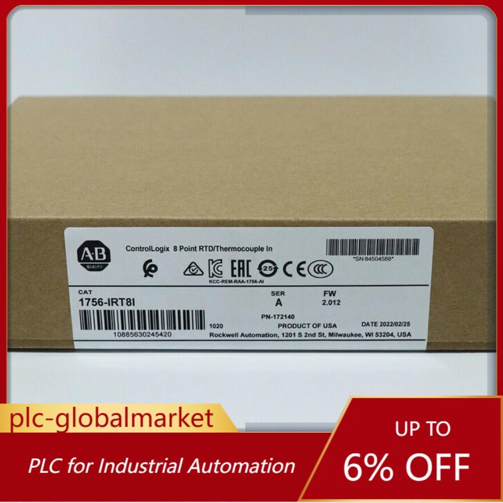 New SEALED Allen Bradley 1756-IRT8I /B RTD Thermocouple ControlLogix US Free Tax