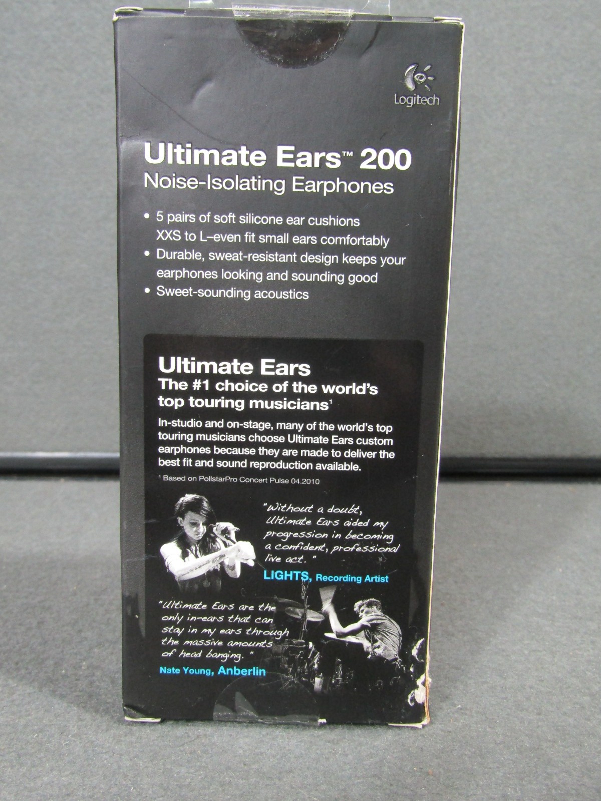 Logitech Ultimate Ears 200vi Black In-Ear Headset