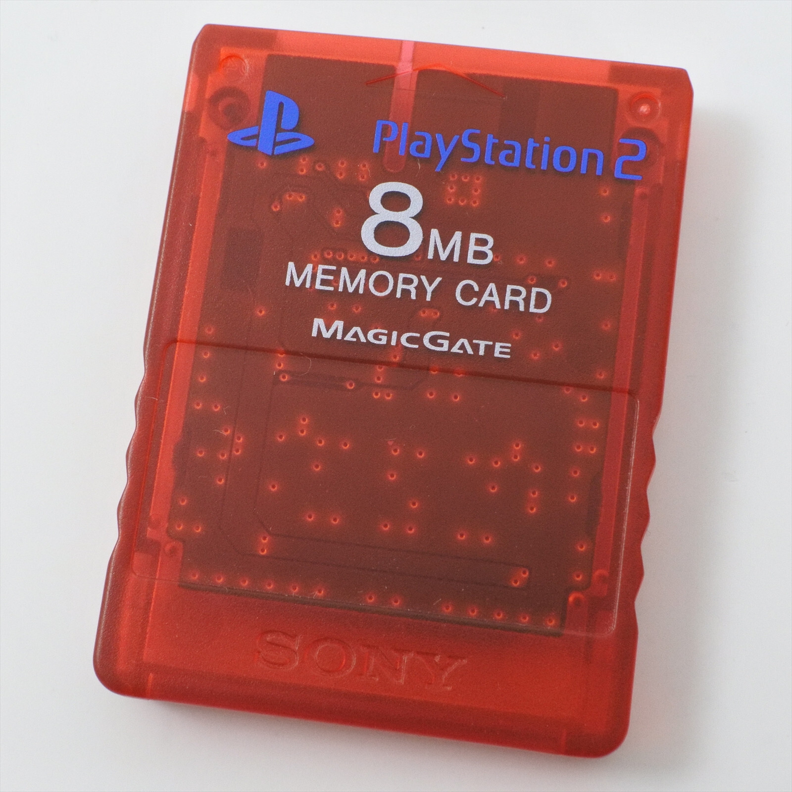 Memory Card CRIMSON RED SCPH-10020 8MB PlayStation 2 Official Made in Japan 2910