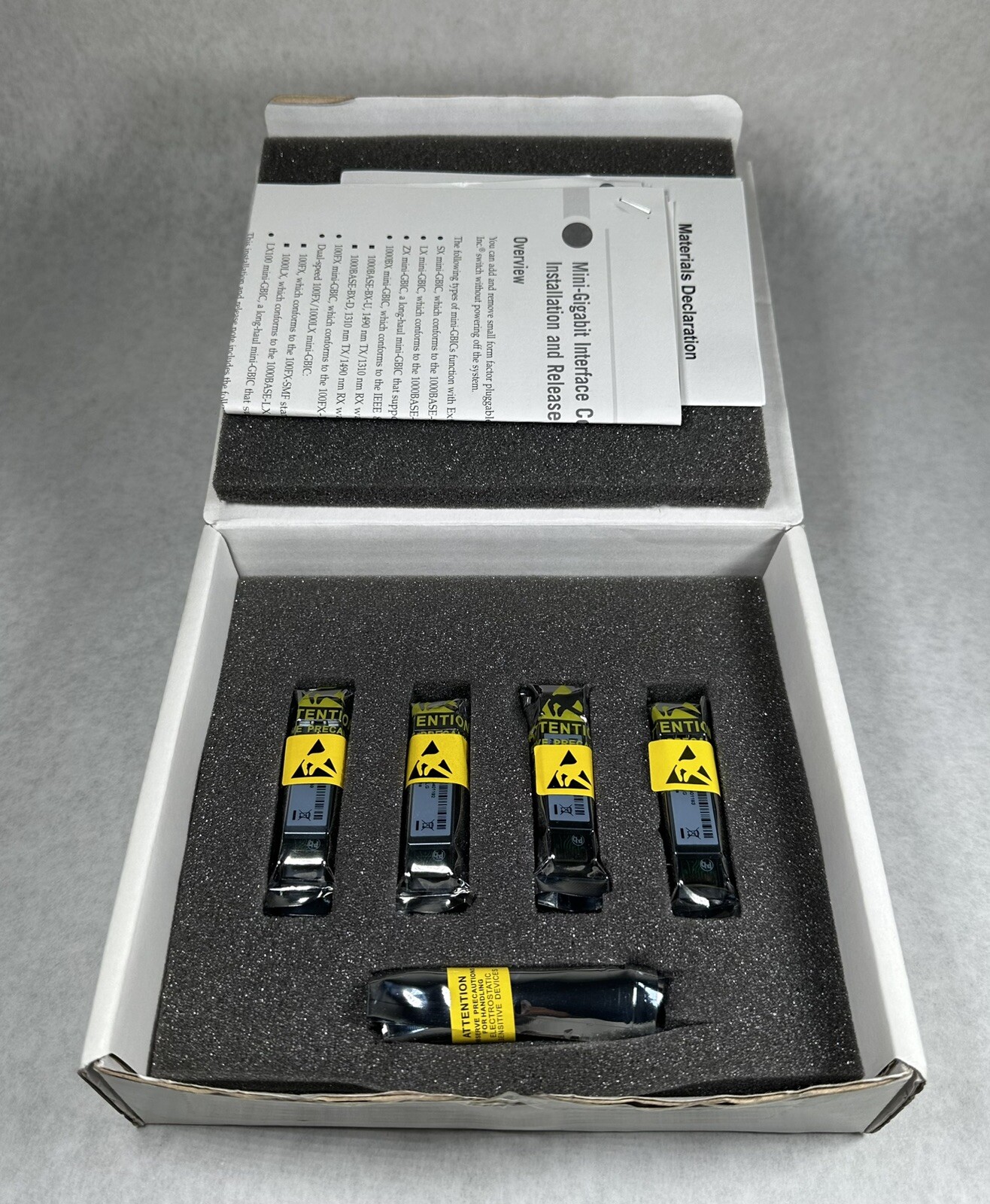 NEW (Lot of 5) Extreme Networks 10051 SX Mini-GBIC 900184-10-02