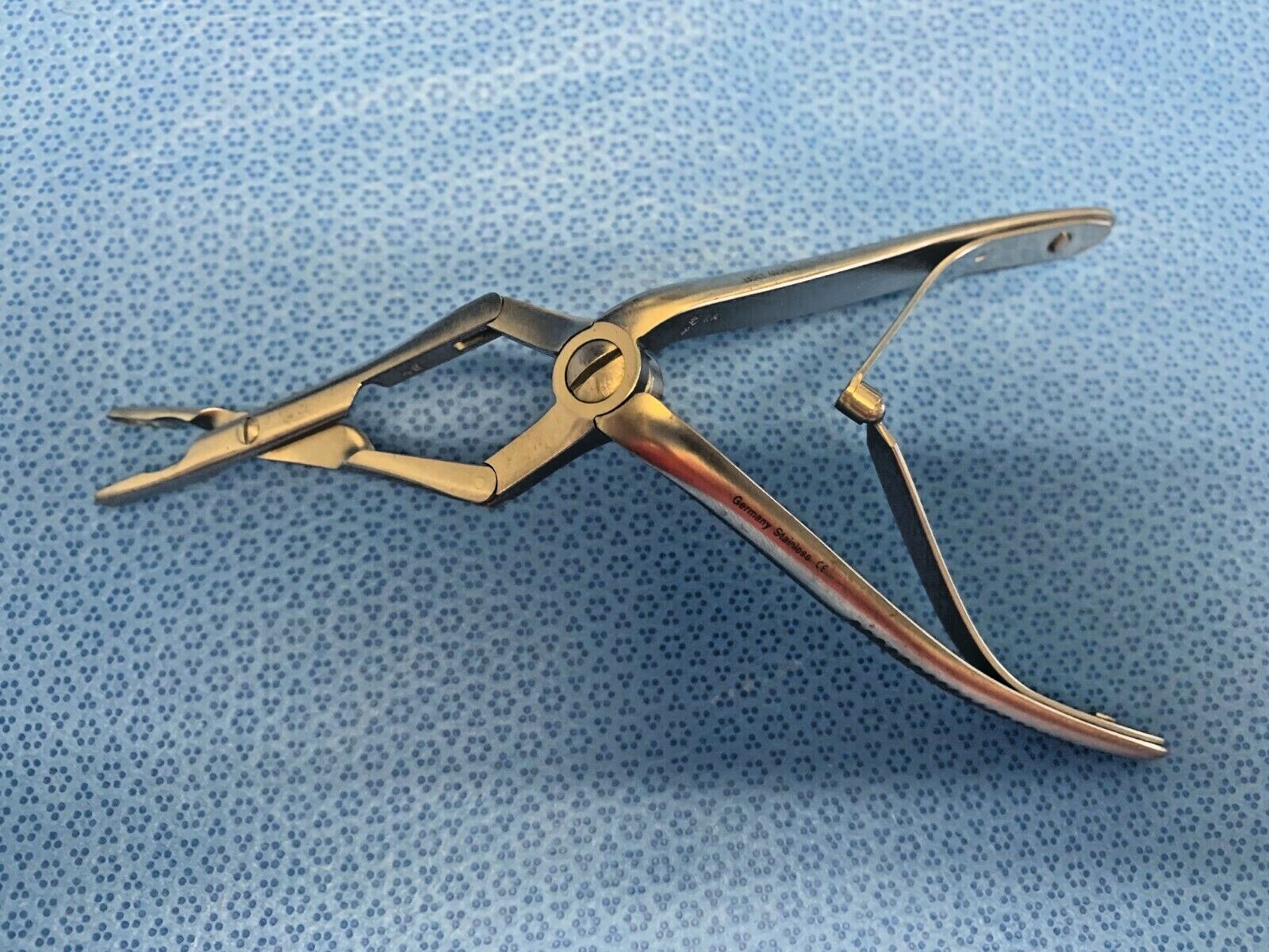 Jarit 405-150 Jansen Middleton Cupped Septum Forceps Angled 7 3/4" ENT