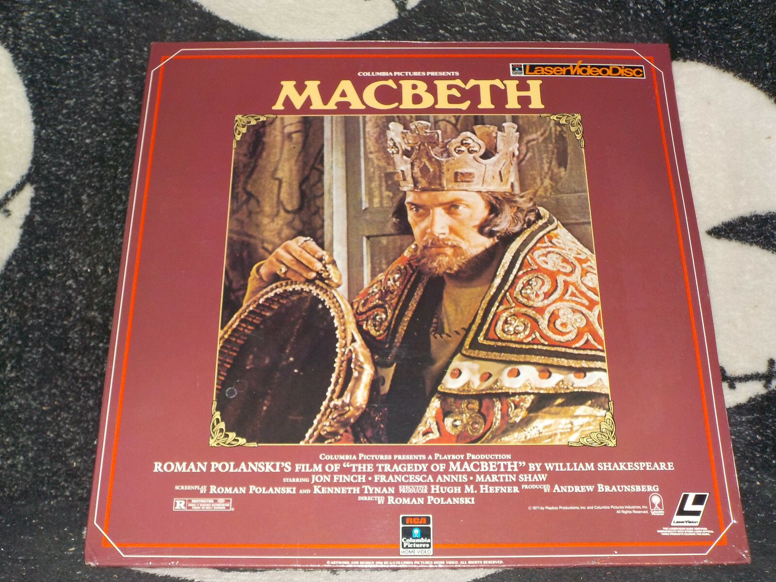 Macbeth NEW SEALED Laserdisc LD Roman Polanski Jon Finch Martin Shaw FreeShip$50