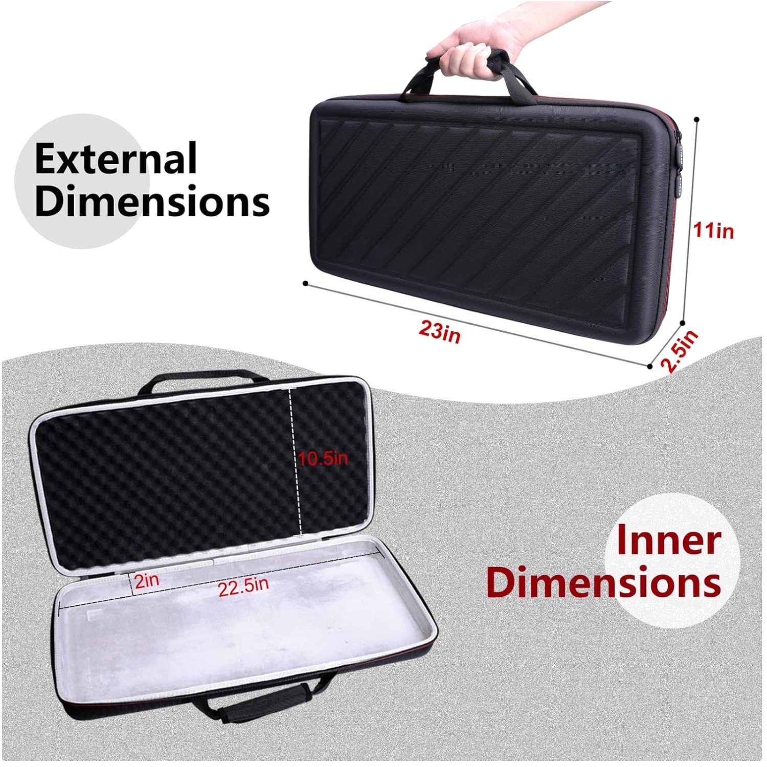 Numark Mixtrack Pro FX Storage Bag - EVA Hard Case