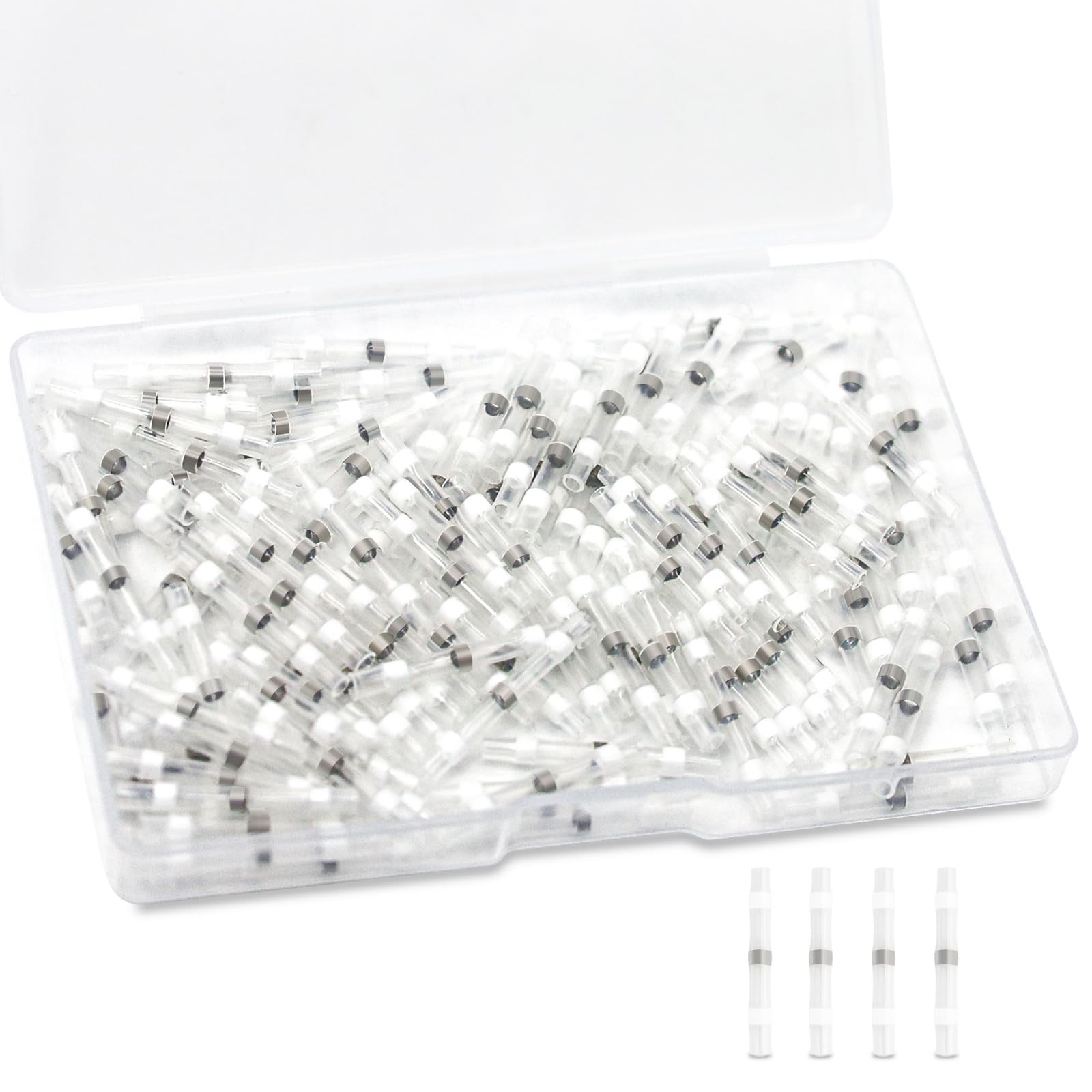 120pcs Solder Seal Wire Connectors Heat Shrink Waterproof Butt Splice Kit
