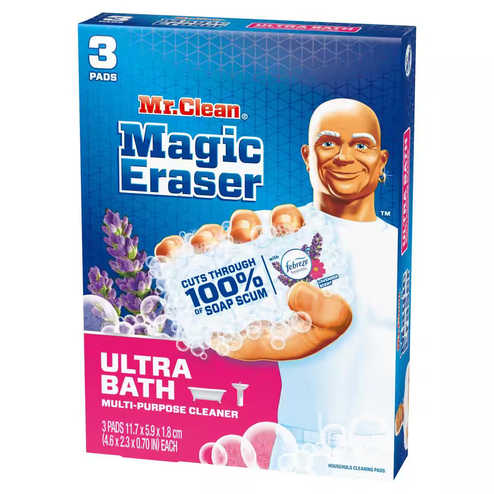 Ultra Bath Magic Eraser Sponge (3-CNT, Multi-Pack 3)