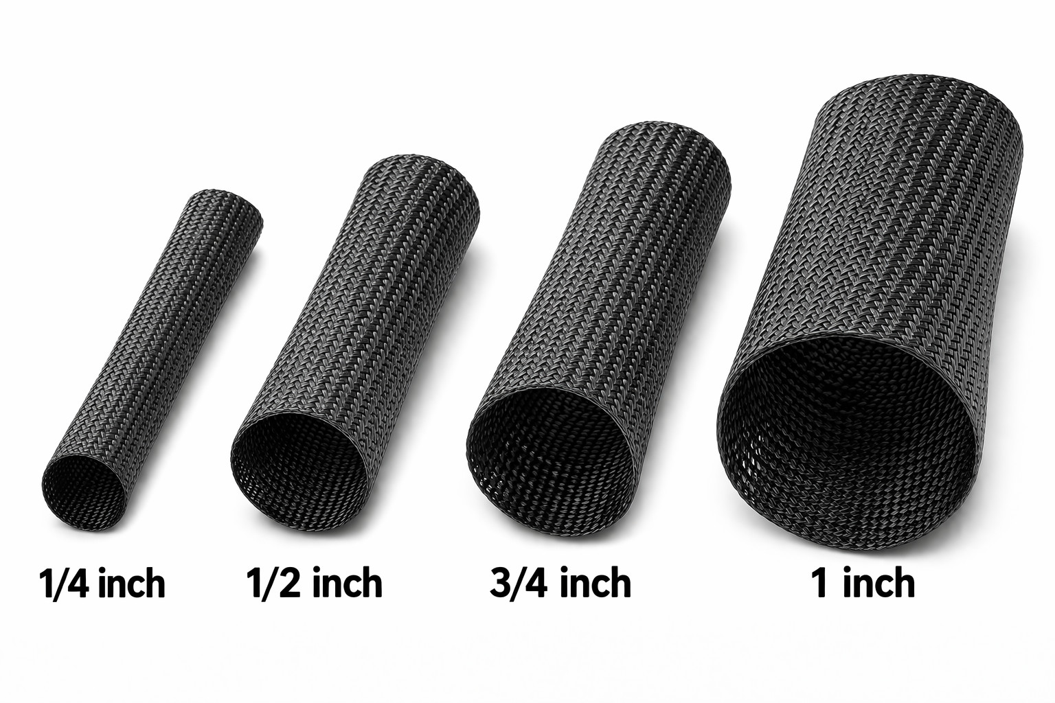 Cable Sleeve Split Wire Loom Cord Protector Cable Management for TV PC USB